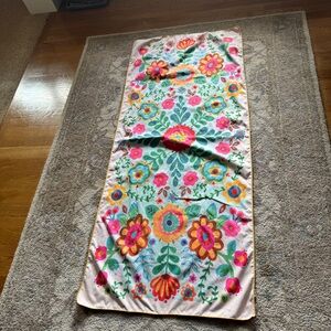 Natural life, double sided microfiber beach towel Colorful Floral Beach Towel